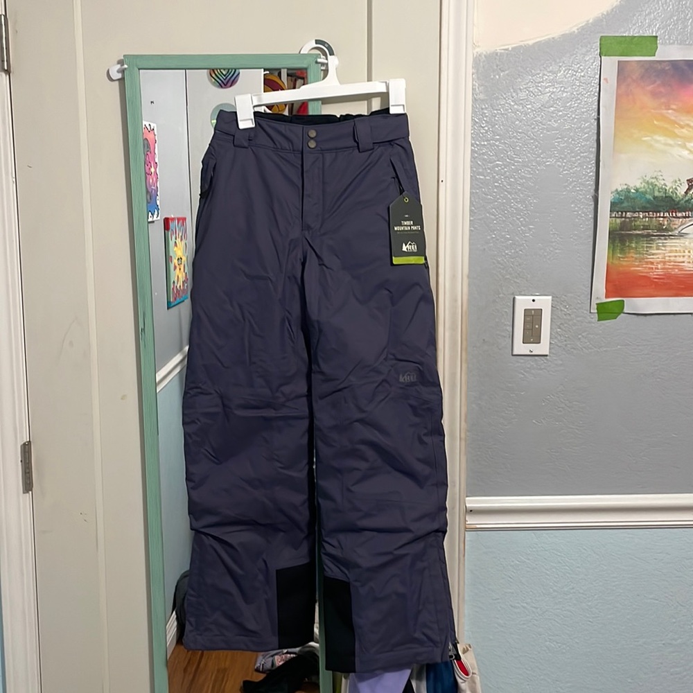 gray rei ski pants